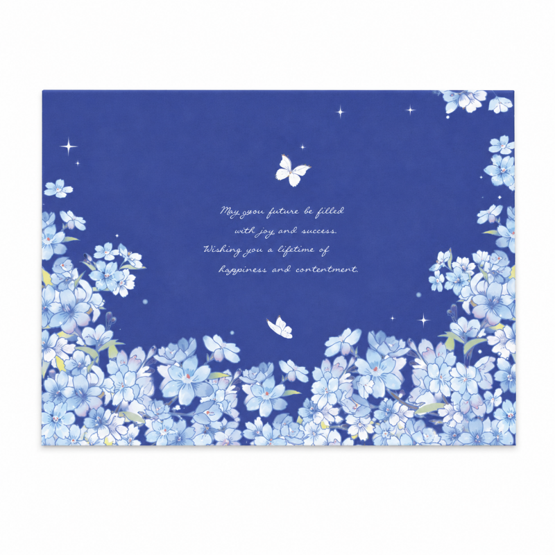 Blue Dream Floral Letter Writing Set