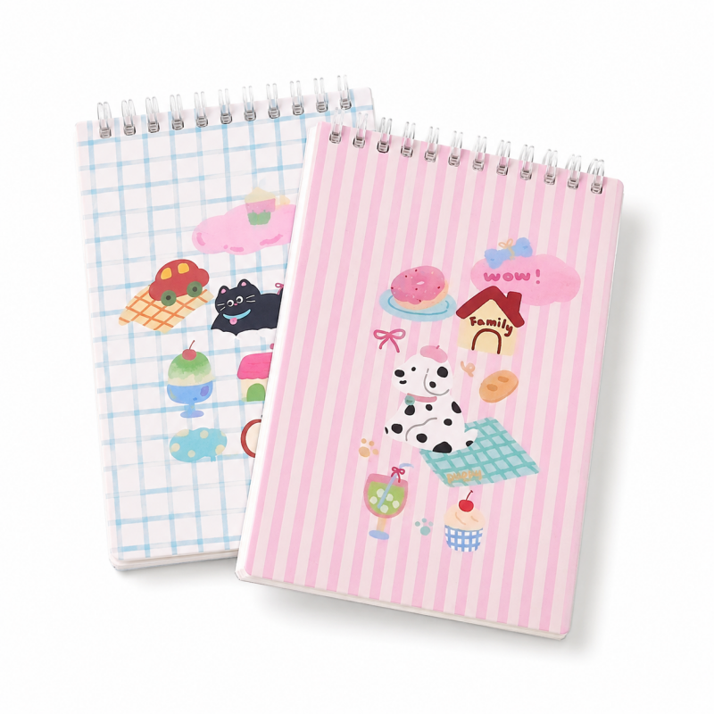 Kawaii Top Flip Binder Notebook