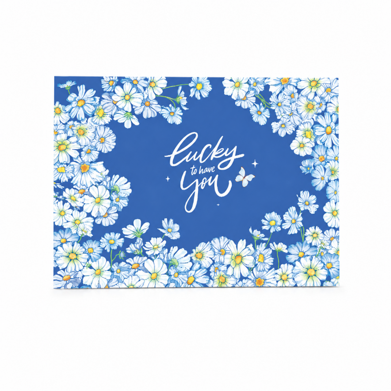 Blue Daisy Letter Writing Set