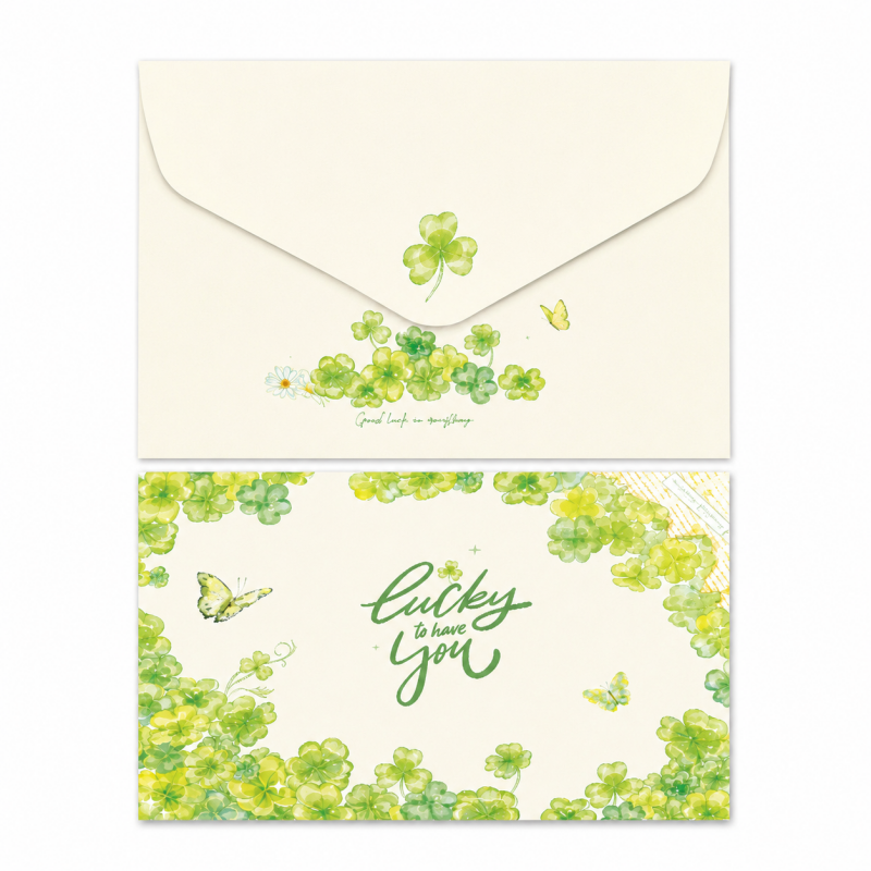 Lucky Clover Letter Writing Set