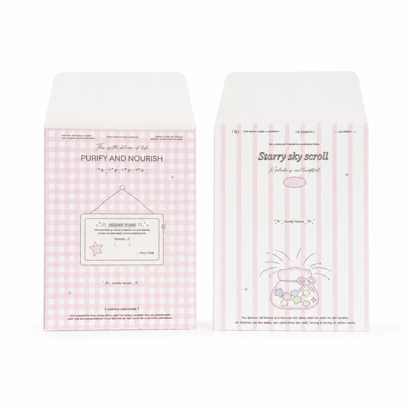 5 Mini Themed Envelope