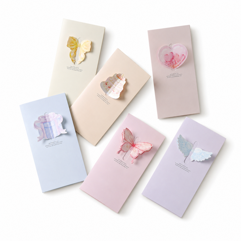 10 Butterfly Window Folded Card