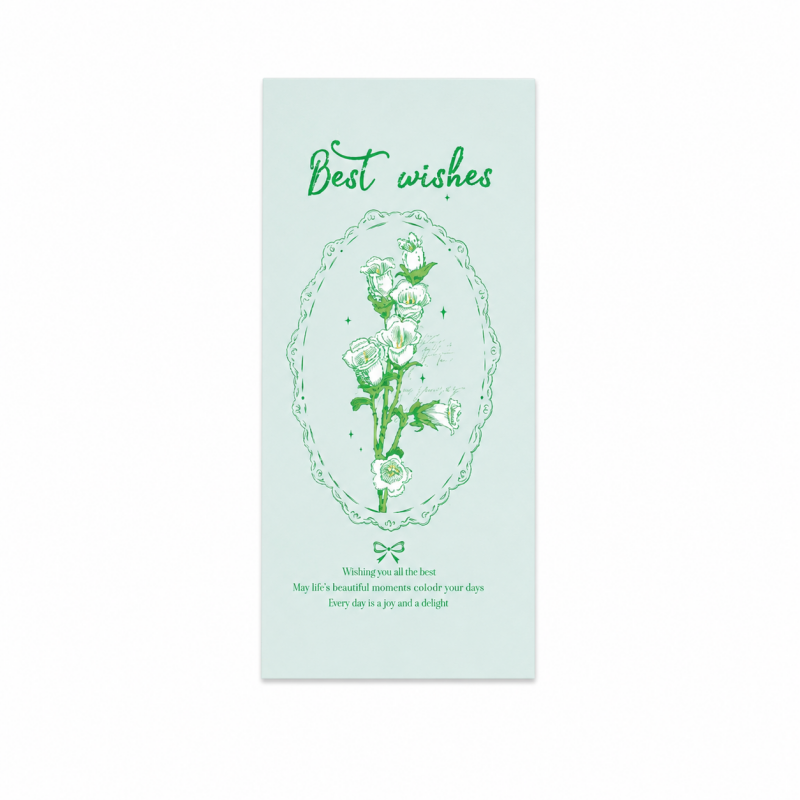 Green Bellflower Letter Writing Set