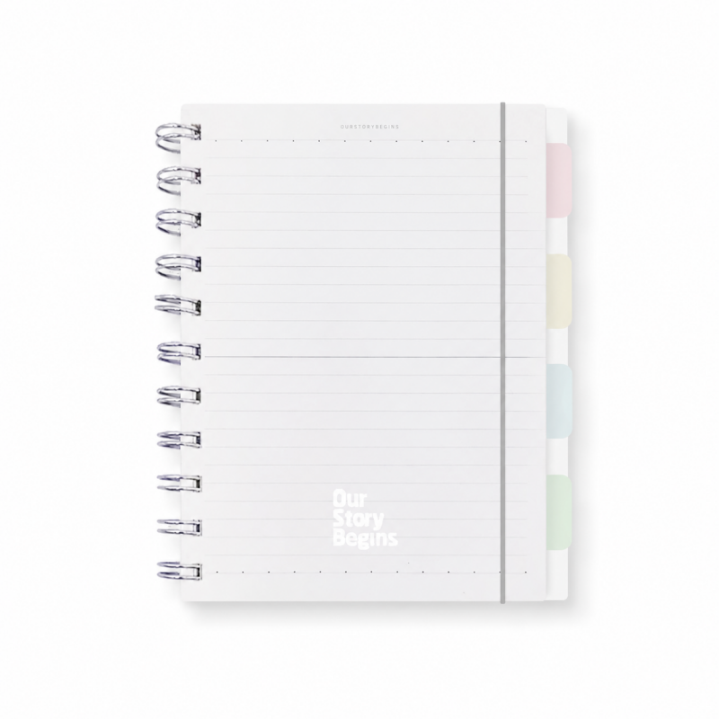 Pastel Spiral Study Notebook