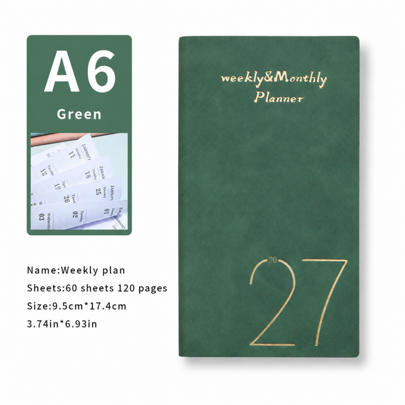A6 Minimal 2027 Planner