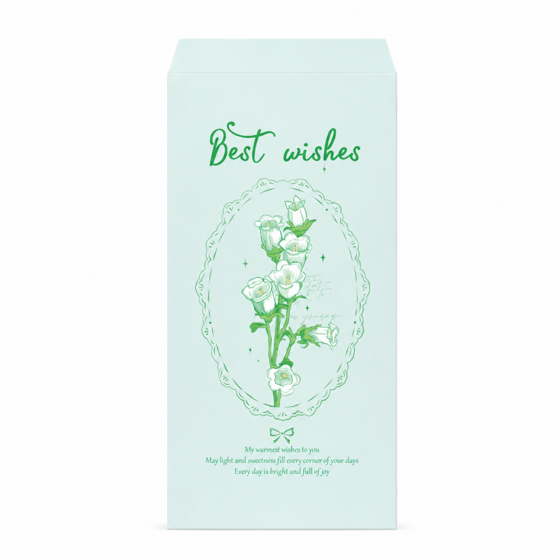 Green Bellflower Letter Writing Set