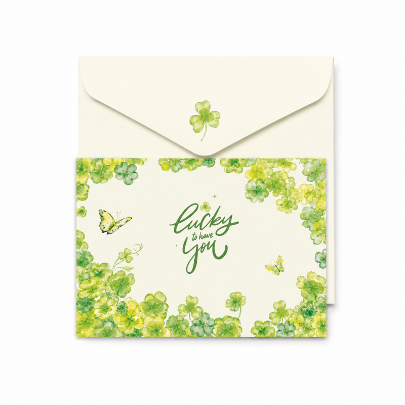 Lucky Clover Letter Writing Set