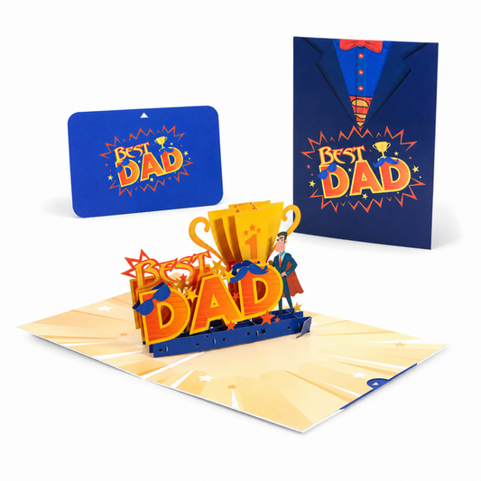 Birthday Father's Day Valentine Pop-Up Greeting Card