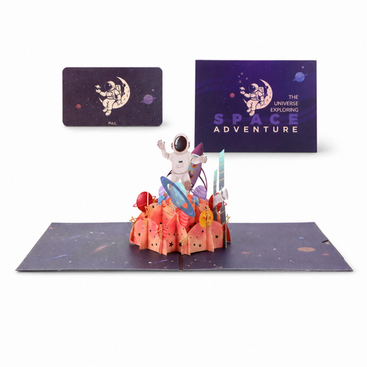 Space Explorer Pop Up Card
