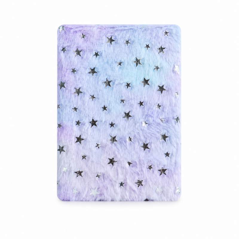 Gradient Plush Lined Notebook