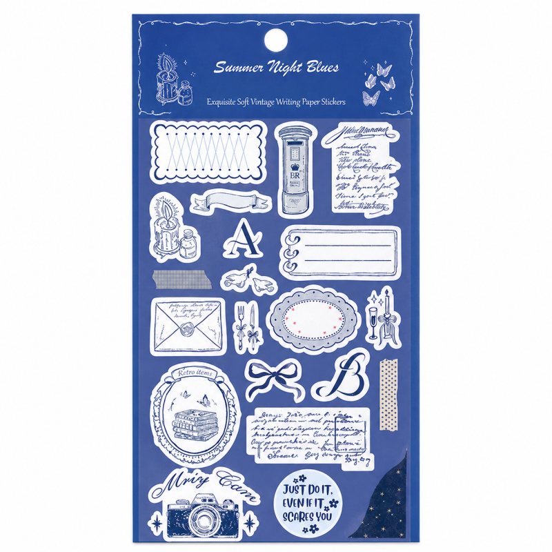 Green Harbor Blue Night Sticker Set