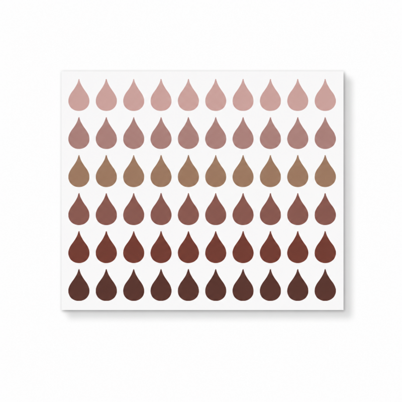 Raindrop Page Marker Stickers