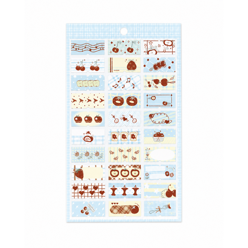 Berry And Chocolate Planning Sticker Set