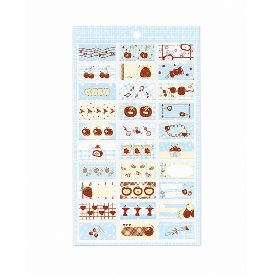 Berry And Chocolate Planning Sticker Set