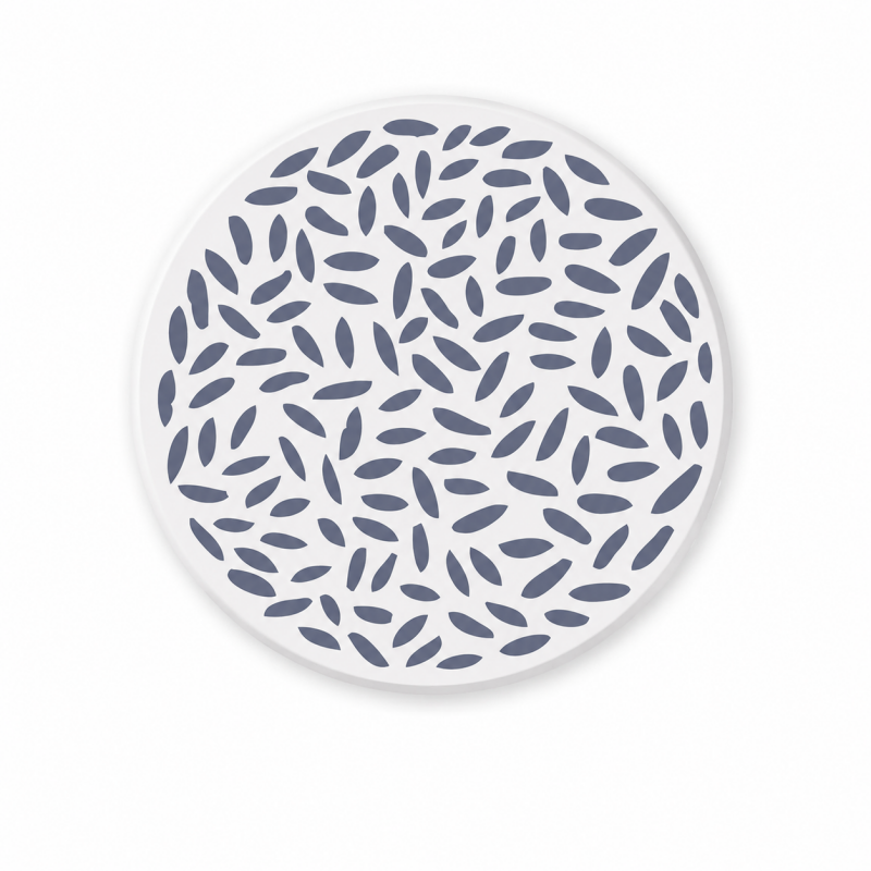 Monochrome Round Ceramic Coasters