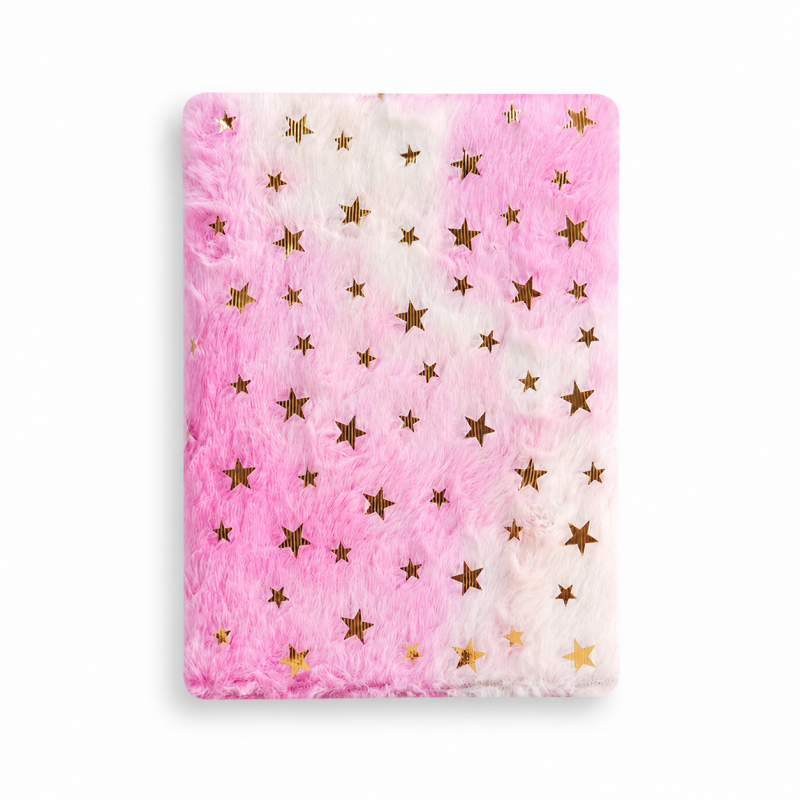 Gradient Plush Lined Notebook