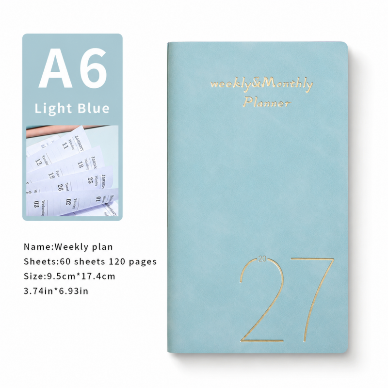 A6 Minimal 2027 Planner