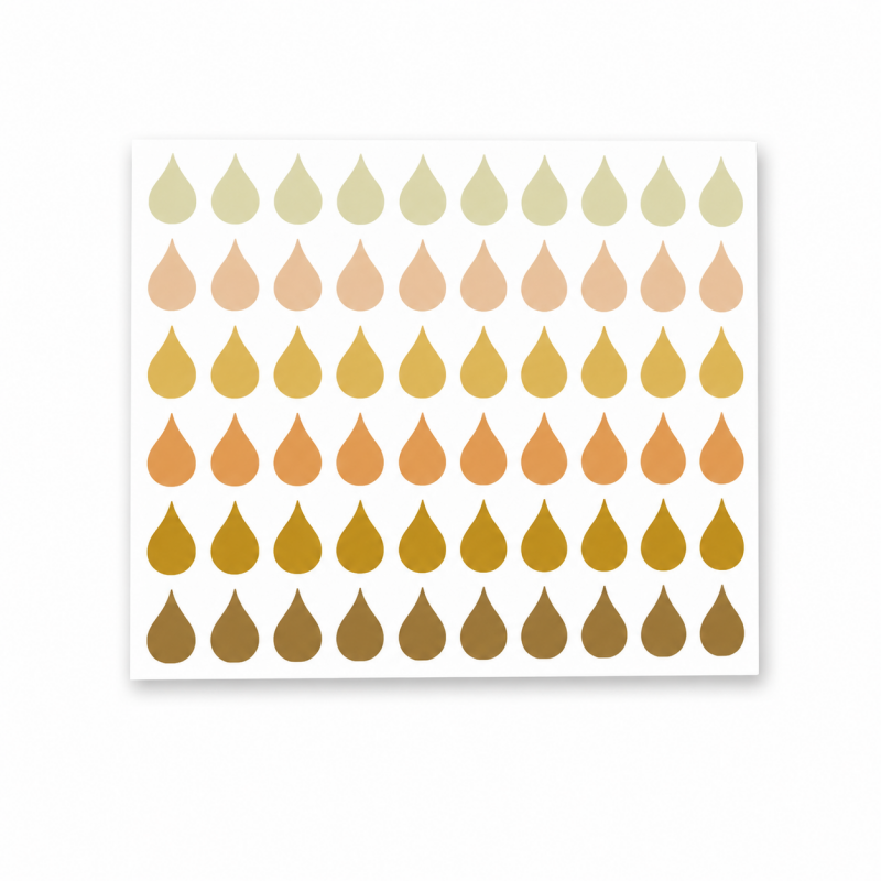Raindrop Page Marker Stickers