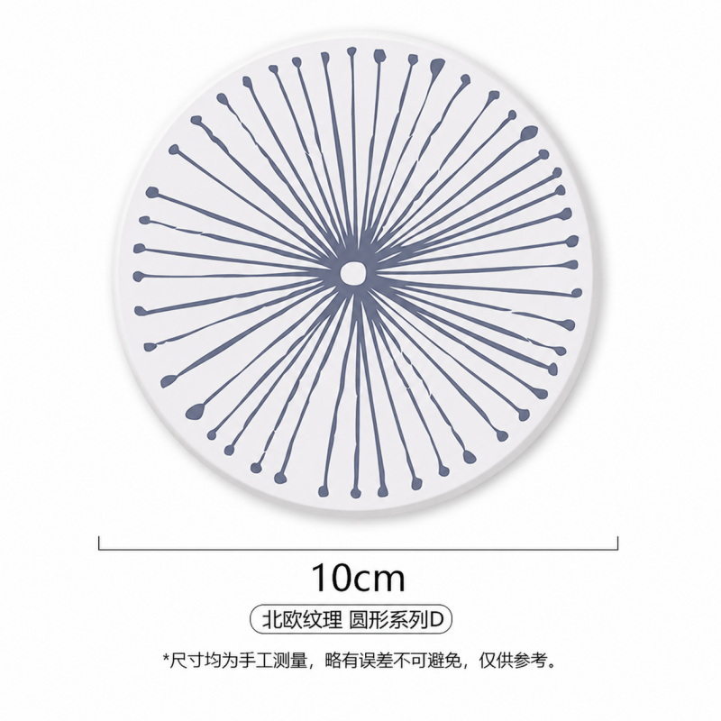 Monochrome Round Ceramic Coasters