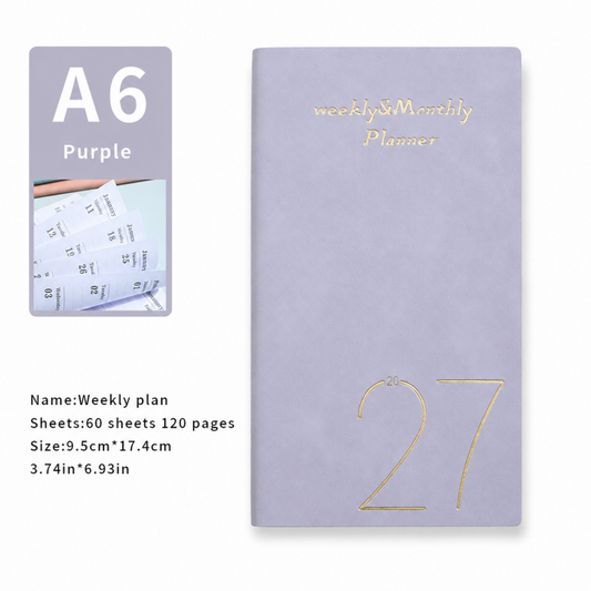 A6 Minimal 2027 Planner