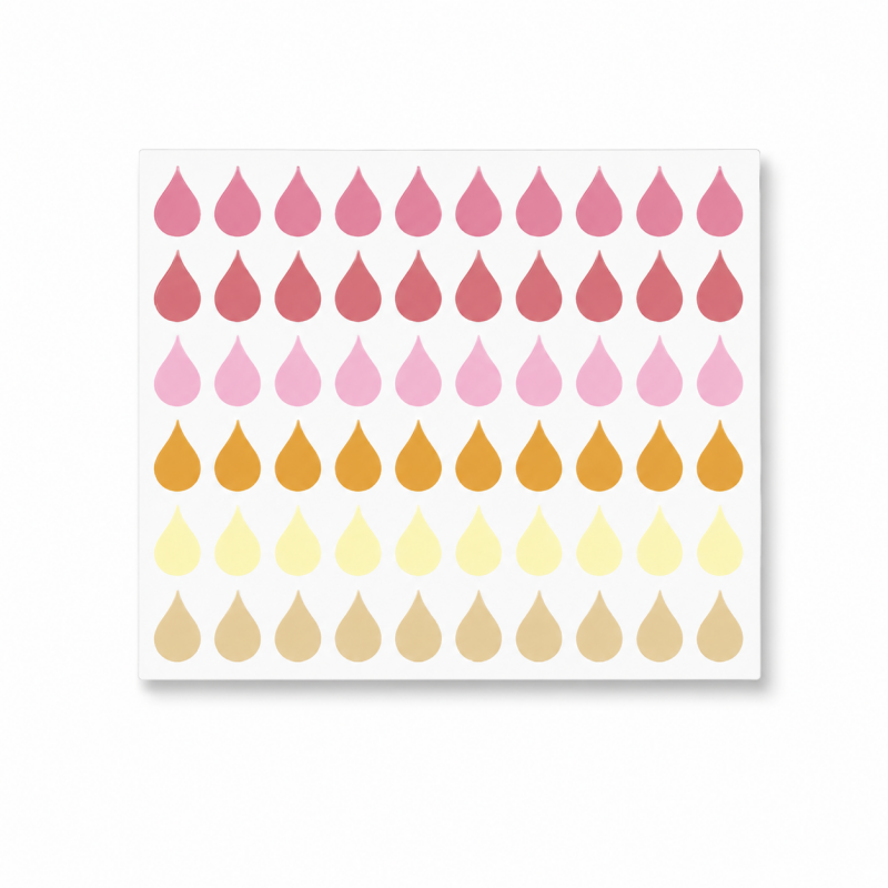 Raindrop Page Marker Stickers