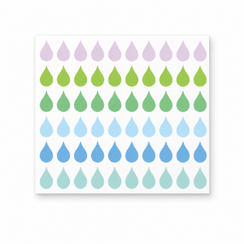 Raindrop Page Marker Stickers