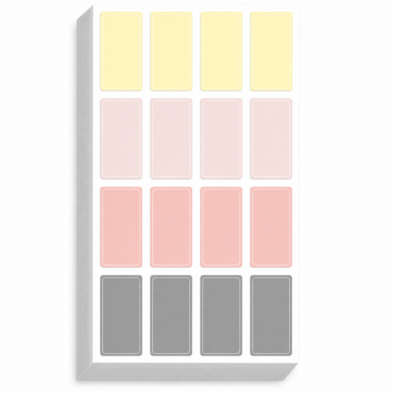 Morandi Waterproof Label Stickers