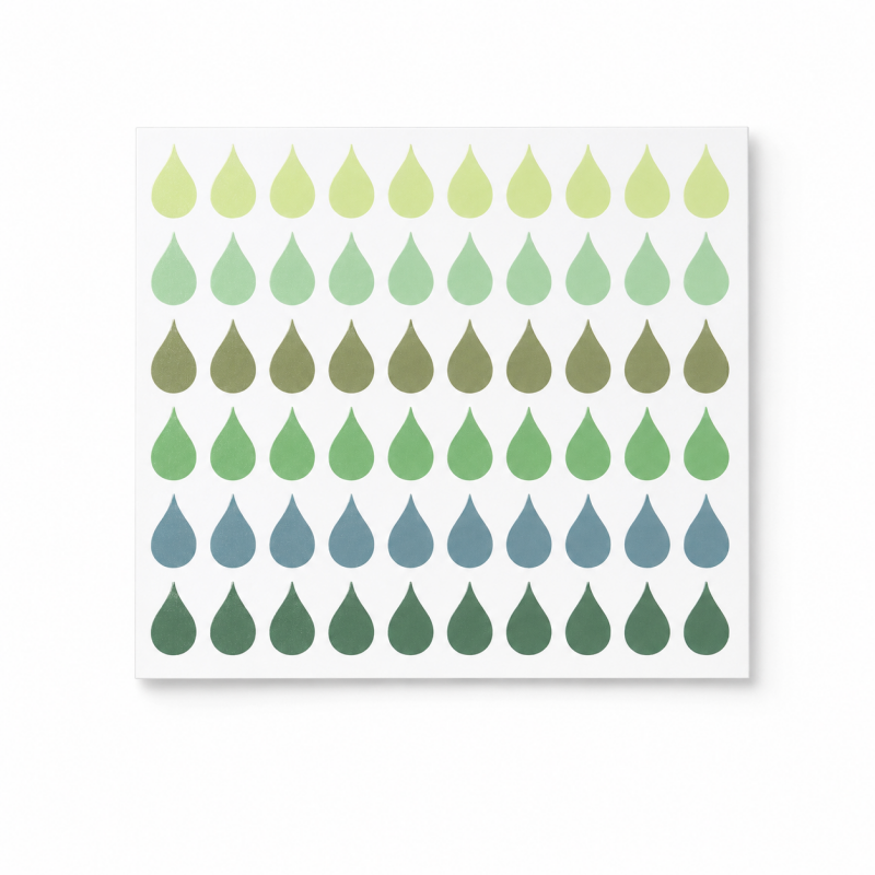 Raindrop Page Marker Stickers