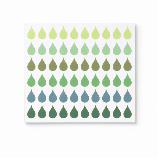 Raindrop Page Marker Stickers