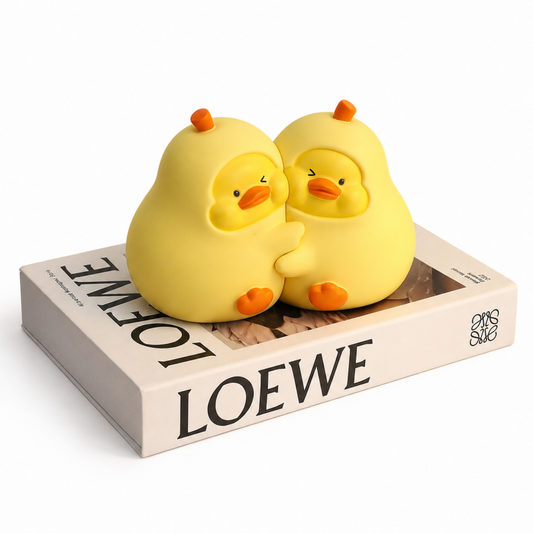 Together Duck Decorative Bookend Pair