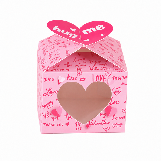 Heart Love Valentine's Day Candy Gift Box-12PCS Per Pack