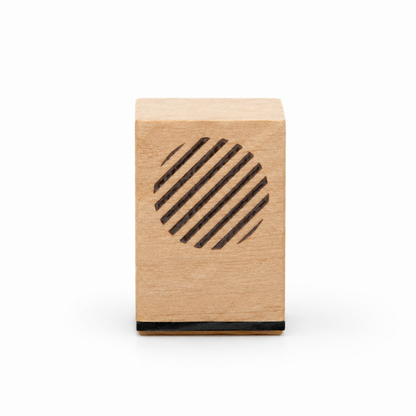 Geometric Aesthetic Beech Wood Stamp