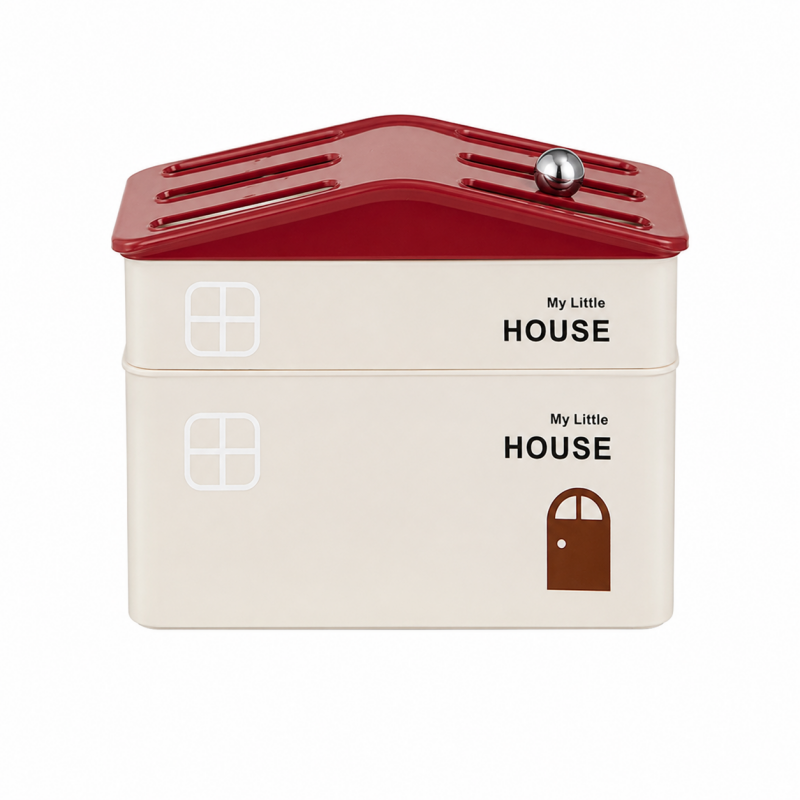 Multi-Layer House Shape Storage Box