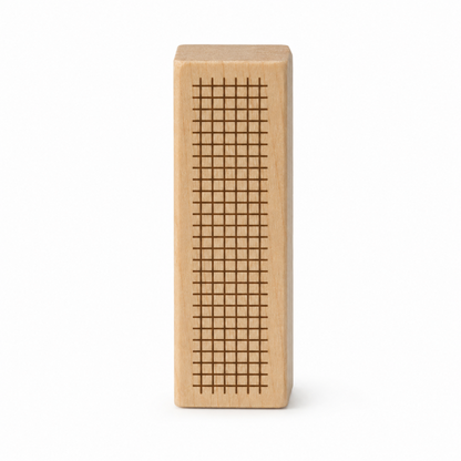 Geometric Aesthetic Beech Wood Stamp